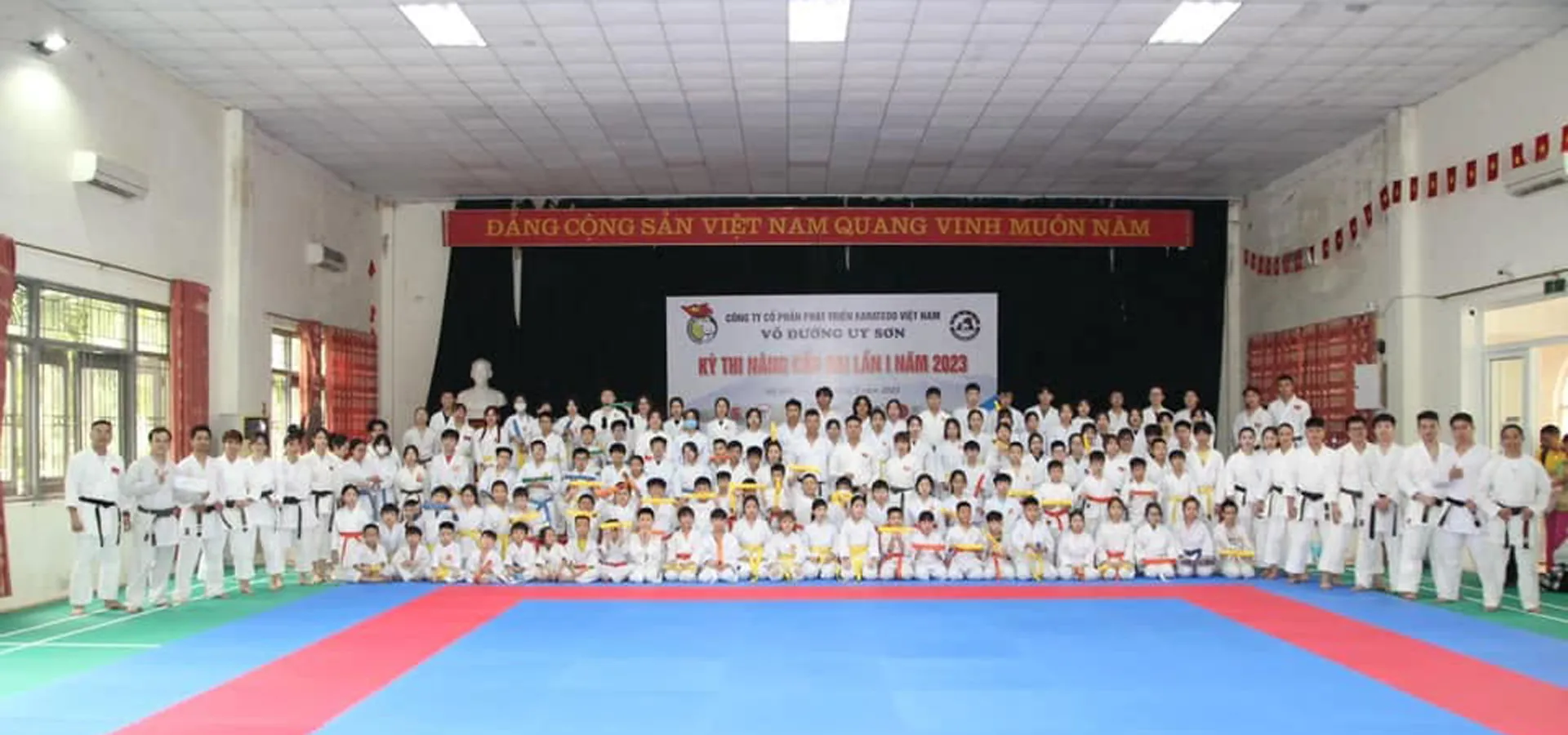 Kỳ thi nâng cấp đai tại Võ Đường Uy Sơn