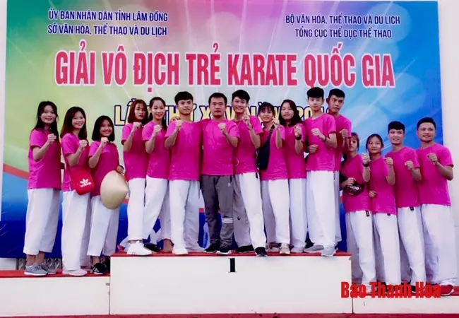Thanh Hóa xếp thứ ba toàn đoàn tại Giải vô địch karatedo trẻ quốc gia 2019