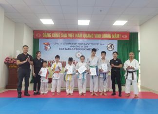 CLB Karatedo Homeland tổ chức Kỳ thi nâng cấp đai lần 1 năm 2025